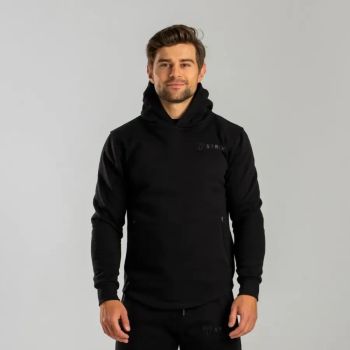 Essential Black kapucnis pulóver - (XL) - STRIX