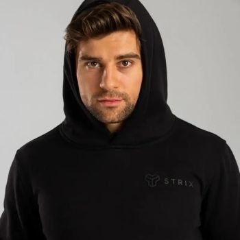Essential Black kapucnis pulóver - (XL) - STRIX