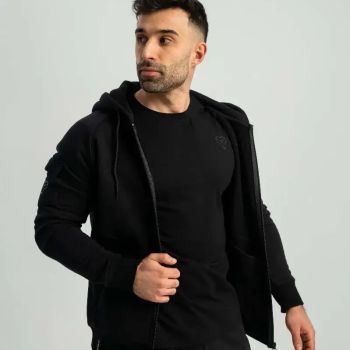 Nova Zip Up Black kapucnis pulóver - (L) - STRIX