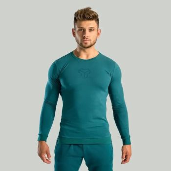 Essential Deep Teal hosszú ujjú póló - (XL) - STRIX