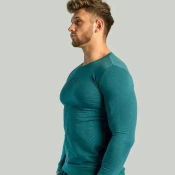 Essential Deep Teal hosszú ujjú póló - (XL) - STRIX