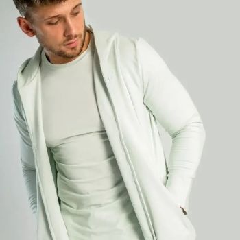Kapucnis kardigán Moon Grey - (XL) - STRIX