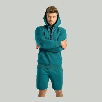 Aster Deep Teal kapucnis pulóver - (XL) - STRIX