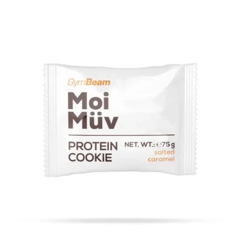 MoiMüv Protein Cookie - 12 x 75 g - sós karamell - GymBeam