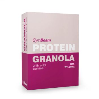 Fehérjés granola erdei gyümölcsökkel - 300g - GymBeam (közeli szavidő)