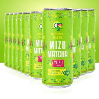 Mizu Matcha Yuzu Japońska herbata z dwutlenkiem węgla 330 ml