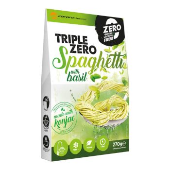 Makaron Triple Zero - Spaghetti z bazylią - 270g - Forpro - Carb Control