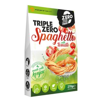 Makaron Triple Zero - Spaghetti z pomidorami - 270g - Forpro - Carb Control