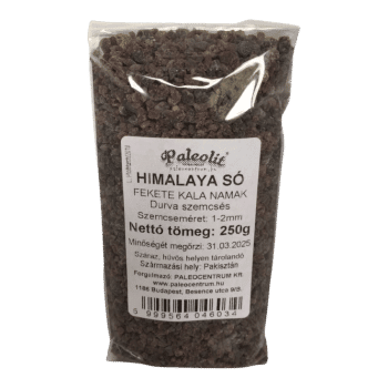 Himalaya só durva fekekte (1-2mm) Kala Namak - 250 g - Paleolit