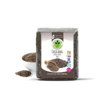 Nasiona chia (Black Salvia hispanica, szałwia hiszpańska) - 200g - Natur Tanya