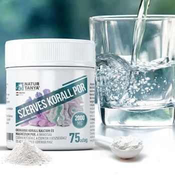 Szerves korall por - okinawai korall eredetű kalcium és magnézium - 150 g - Natur Tanya