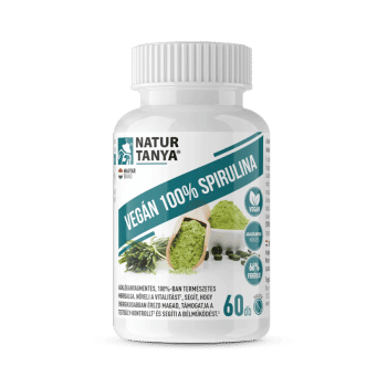 Vegane 100% Spirulina - Mikroalgen ohne Zusatzstoffe - 120 Tabletten - Natur Tanya