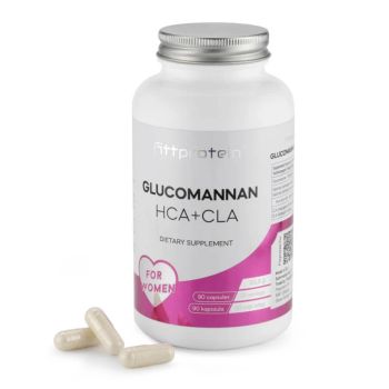 Fittprotein Glukomannan HCA+CLA - 90 kapsułek