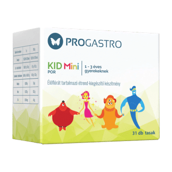 ProGastro KID Mini - Suplement diety zawierający żywą florę bakteryjną dla dzieci w wieku 1-3 lat (31 saszetek)