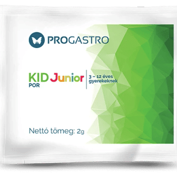 ProGastro KID Junior - Élőflórát tartalmazó étrend-kiegészítő készítmény 3-12 éves gyerekeknek (31 db tasak)