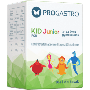 ProGastro KID Junior - Suplement diety zawierający żywą florę bakteryjną dla dzieci w wieku 3-12 lat (10+1 saszetek)