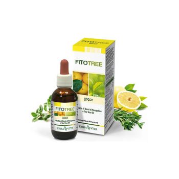 FitoTree bakteriobójczy, antyseptyczny olejek z grejpfruta, drzewa herbacianego, rozmarynu i tymianku - 30 ml - Erba Vita