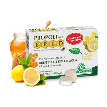 Propolis bez cukru 600 mg - 20 tabletek - miód cytryna - Specchiasol