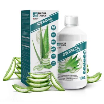 Aloe vera ital Natur független, akkreditált laborral igazolt acemannán tartalommal - 1000 ml - Natur Tanya