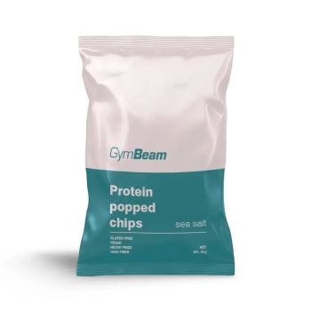 Chipsy proteinowe - sól morska - 40 g - GymBeam