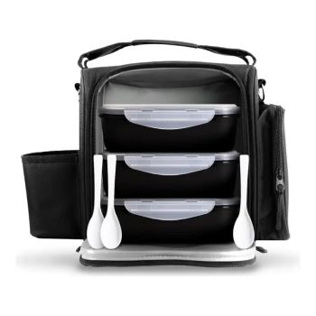 FIT Prep Black ételhordó táska - GymBeam