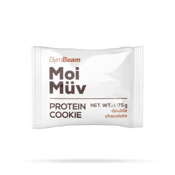 MoiMüv Protein Cookie - 75 g - podwójna czekolada - GymBeam