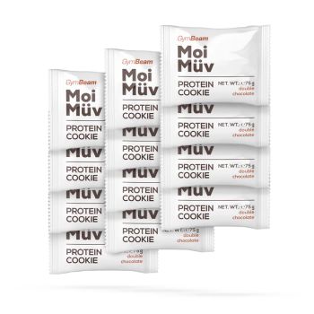 MoiMüv Protein Cookie - 75 g - podwójna czekolada - GymBeam