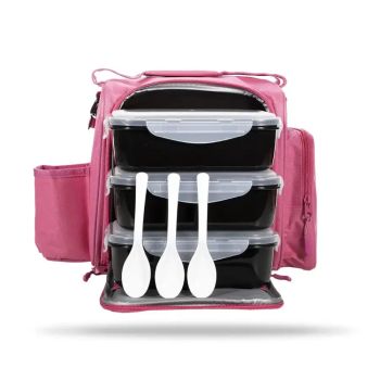 FIT Prep Pink ételhordó táska - GymBeam