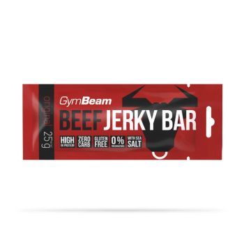 Beef Jerky Suszony kotlet wołowy - 25 g - oryginalny - GymBeam