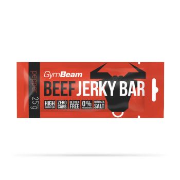 Beef Jerky suszony kotlet wołowy - 25 g - pikantny - GymBeam