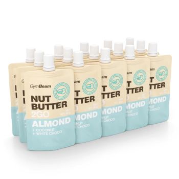 Nut Butter 2GO - Mandulavaj kókusszal és fehér csokival - 80 g - GymBeam