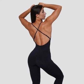 FIT Damen-Overall schwarz - (M) - GymBeam
