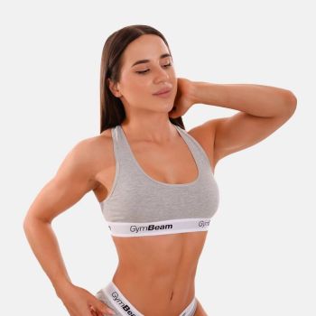 Bralette-BH grau - (XL) - GymBeam