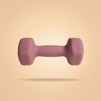 Hex-Neopren-Einhand-Hantel - 4 kg - BeastPink