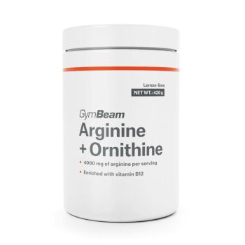 Arginina + Ornityna cytrynowo-limonkowa - 420 g - GymBeam