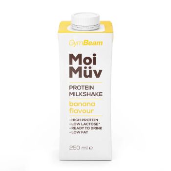 MoiMüv proteinowy koktajl mleczny - bananowy - 250 ml - GymBeam