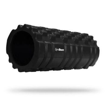 Wałek gąbkowy do ćwiczeń Fitness Roller Black - GymBeam