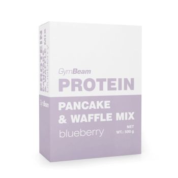 Protein Pancake & Waffle Mix - 500 g - fekete áfonya - GymBeam