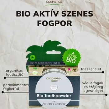 Proszek do zębów Bio Active Senes - 40 ml - Coconutoil Cosmetics