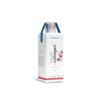 Płyn kolagenowy bez cukru - 500 ml - truskawka - Nutriversum