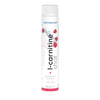 L-Carnitine shot 25 ml - málna - Nutriversum