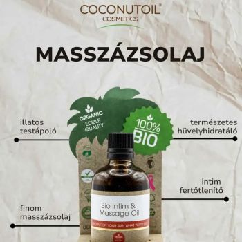 Bio Intim & Masszázsolaj - 80 ml - Coconutoil Cosmetics