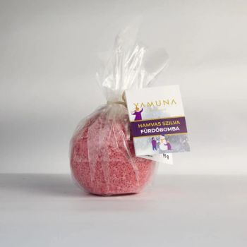 Popielata śliwkowa kula do kąpieli 95g