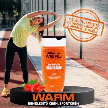 WARM - Aufwärmcreme, Sportcreme - normal - 150 ml - MERU SportCare