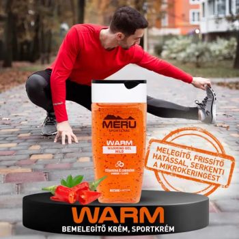 WARM - Aufwärmcreme, Sportcreme - normal - 150 ml - MERU SportCare