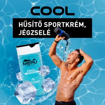 COOL - Chłodzący krem sportowy, żel lodowy - 150 ml - MERU SportCare