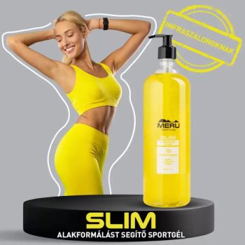 SLIM - Karcsúsító és Narancsbőr elleni krém - 1000 ml - MERU SportCare