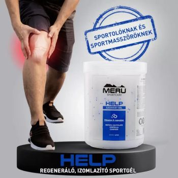 HELP - Muscle Relaxing Cream - Krem sportowy dla obolałych, przepracowanych mięśni - 1000 ml - MERU SportCare