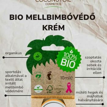 Organiczny krem na brodawki sutkowe - 10 ml Coconutoil Cosmetics