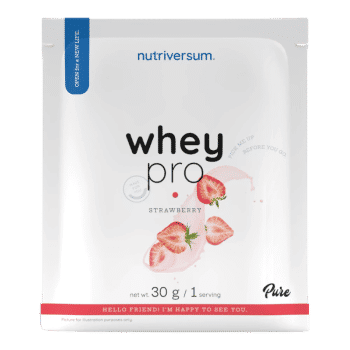 Whey PRO - 30 g - truskawka - Nutriversum
